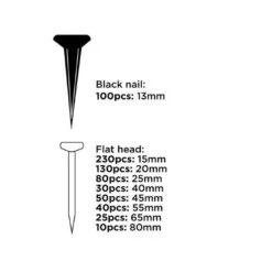 Black And Decker Nail And Pin Assortment Set (975 Pieces) 5 Black And Decker Nail And Pin Assortment Set (975 Pieces) -Wood Tools And Deco black and decker nail and pin assortment set 975 pieces 2