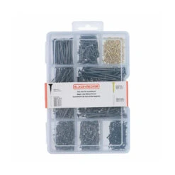 Black And Decker Nail And Pin Assortment Set (975 Pieces)