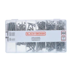 Black And Decker Screw Set (332 Pieces)
