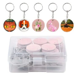 DIY Keychain Kit For Kids And Grown Ups -Wood Tools And Deco diy keychain kit for kids and grown ups 2