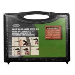 Hollow Wall Anchors / Plugs (complete Set Including Pliers, 72 Pieces)