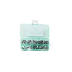 Set M2.5 Bolts, Nuts And Washers, 250 Pcs