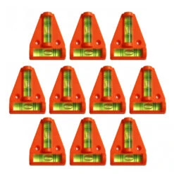 Set Of 10 Cross Levels With Screw Holes (orange)