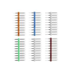 Set Of 10 Micro Drill Bits In Box (2.40 Mm)