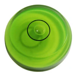 Set Of 10 Round Bubble Levels (green, Chamfered)