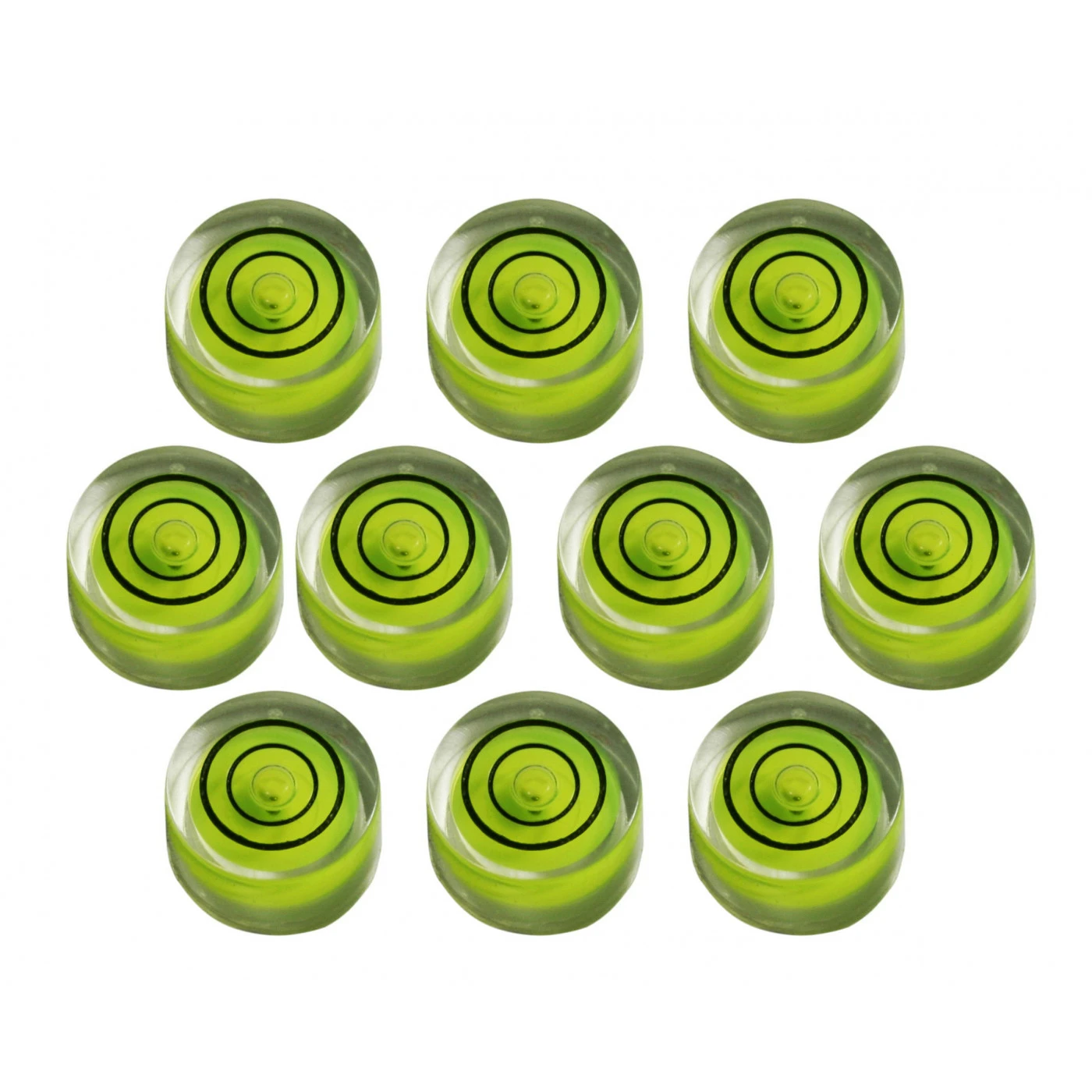 Set Of 10 Small Round Bubble Levels Size 8 (20x9 Mm) 1 Set Of 10 Small Round Bubble Levels Size 8 (20x9 Mm)