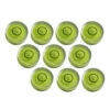 Set Of 10 Small Round Bubble Levels Size 9 (25x10 Mm)