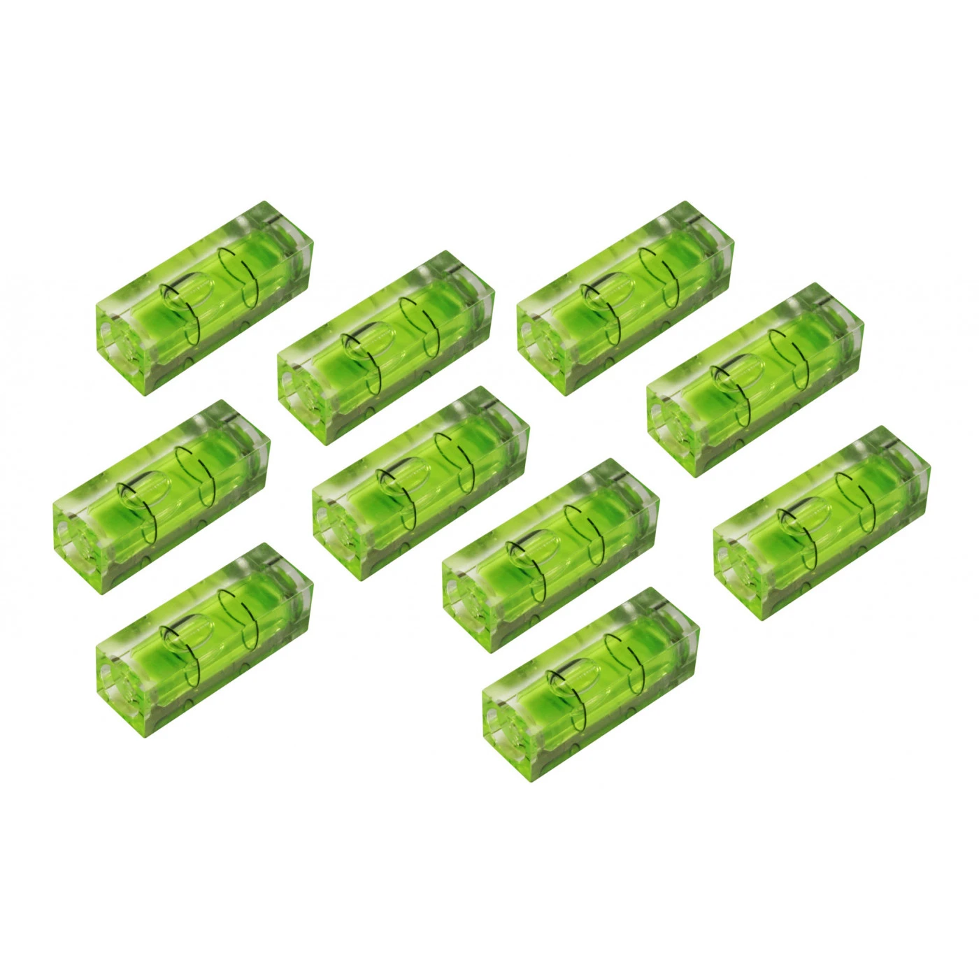 Set Of 10 Vials 15x15x40 Mm, Green 1 Set Of 10 Vials 15x15x40 Mm, Green