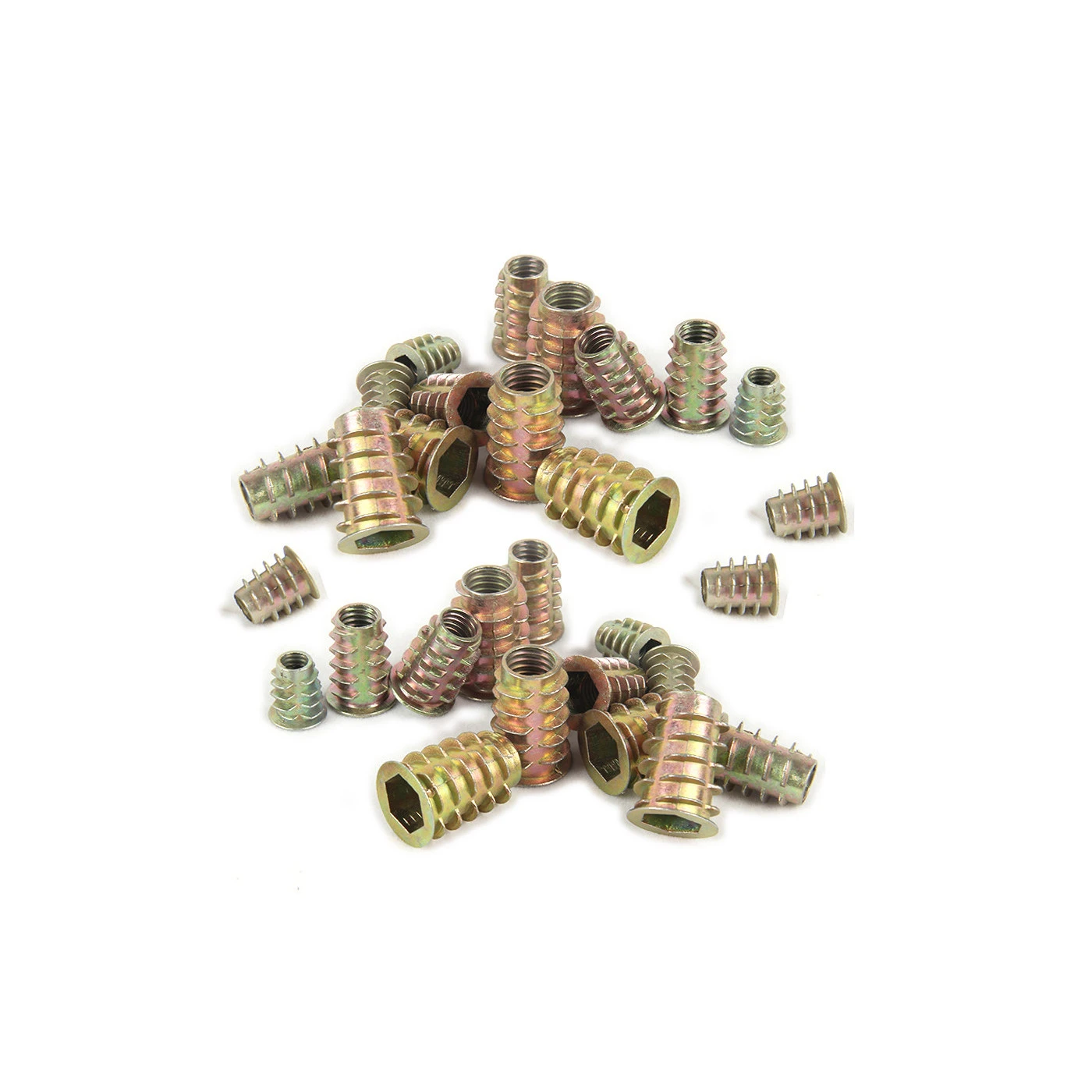 Set Of 100 Mixed Threaded Inserts (screw-in Nuts, Mix Set: M4-M10) 3 Set Of 100 Mixed Threaded Inserts (screw-in Nuts, Mix Set: M4-M10) - Image 3