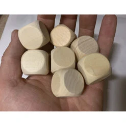 Set Of 100 Wooden Cubes (dice), Size: Large (25 Mm) -Wood Tools And Deco set of 100 wooden cubes dice size large 25 mm 3