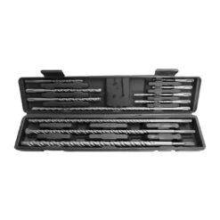 Set Of 11 SDS-plus Concrete Drills In Storage Case