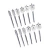 Set Of 12 Flatbit Wood Drills (spade Bits, 10, 12, 16, 18, 20 And 25 Mm)