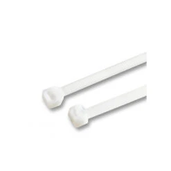 Set Of 150 Strong Tie Wraps, 7.8x370 Mm (white, Extra Wide)