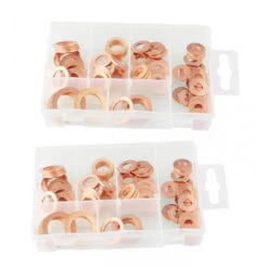 Set Of 160 Copper Sealing Rings
