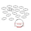Set Of 180 Key Rings (20 Mm, Nickel Plated)