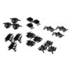 Set Of 210 Black Screws (for Wood, Plasterboard And More, Combi Pack)