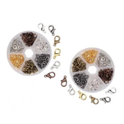 Set Of 240 Hooks For Jewelry And Clothing, In Box