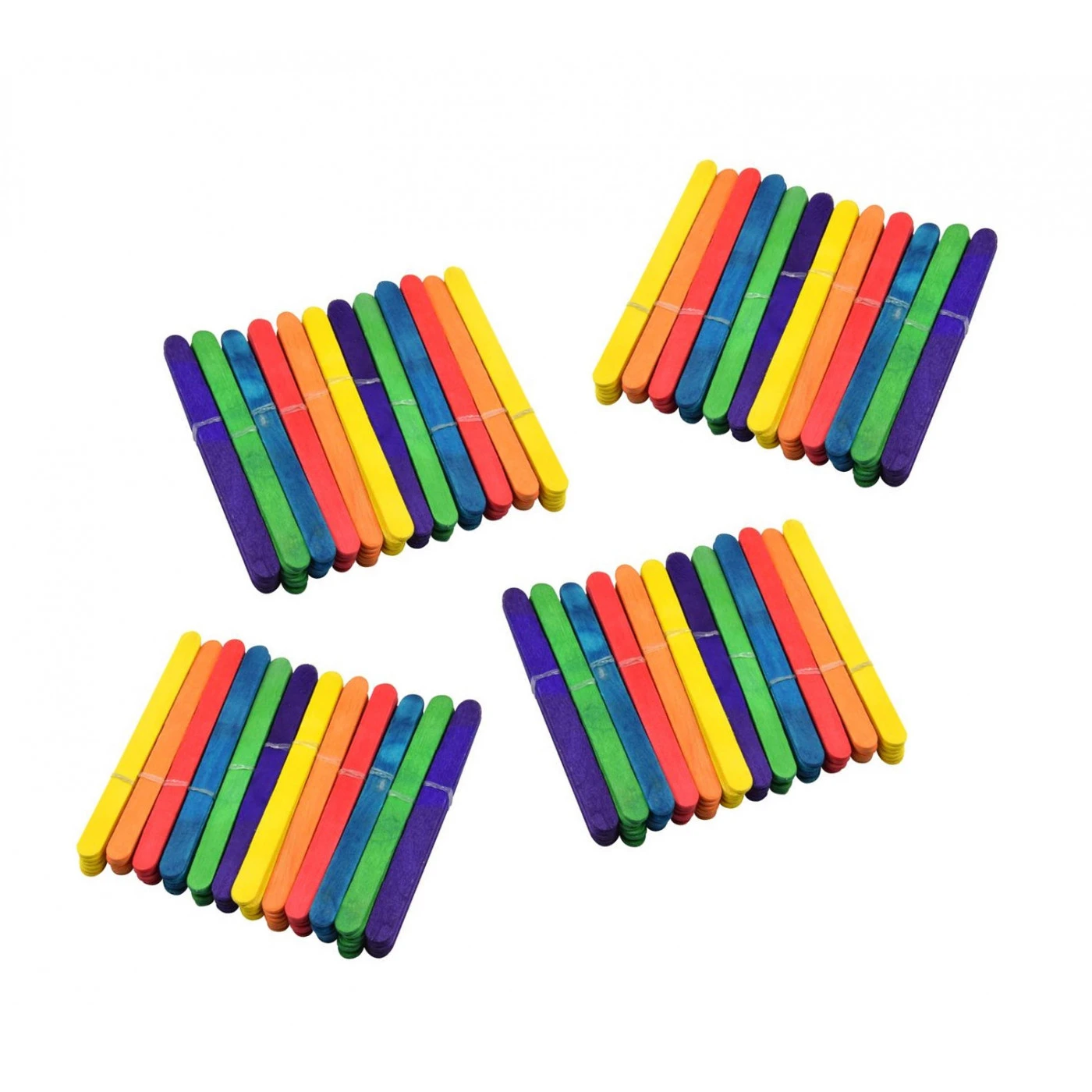 Set Of 288 Colored Craft Sticks (11 Cm Long, 1 Cm Wide) 1 Set Of 288 Colored Craft Sticks (11 Cm Long, 1 Cm Wide)