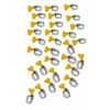 Set Of 30 Hose Clamps (13-27 Mm)