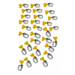 Set Of 30 Hose Clamps (13-27 Mm)