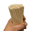 Set Of 400 Wooden Sticks (3.5 Mm X 20 Cm, Birch Wood, Pointed)