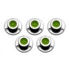 Set Of 5 Round Bubble Levels With Metal Shell