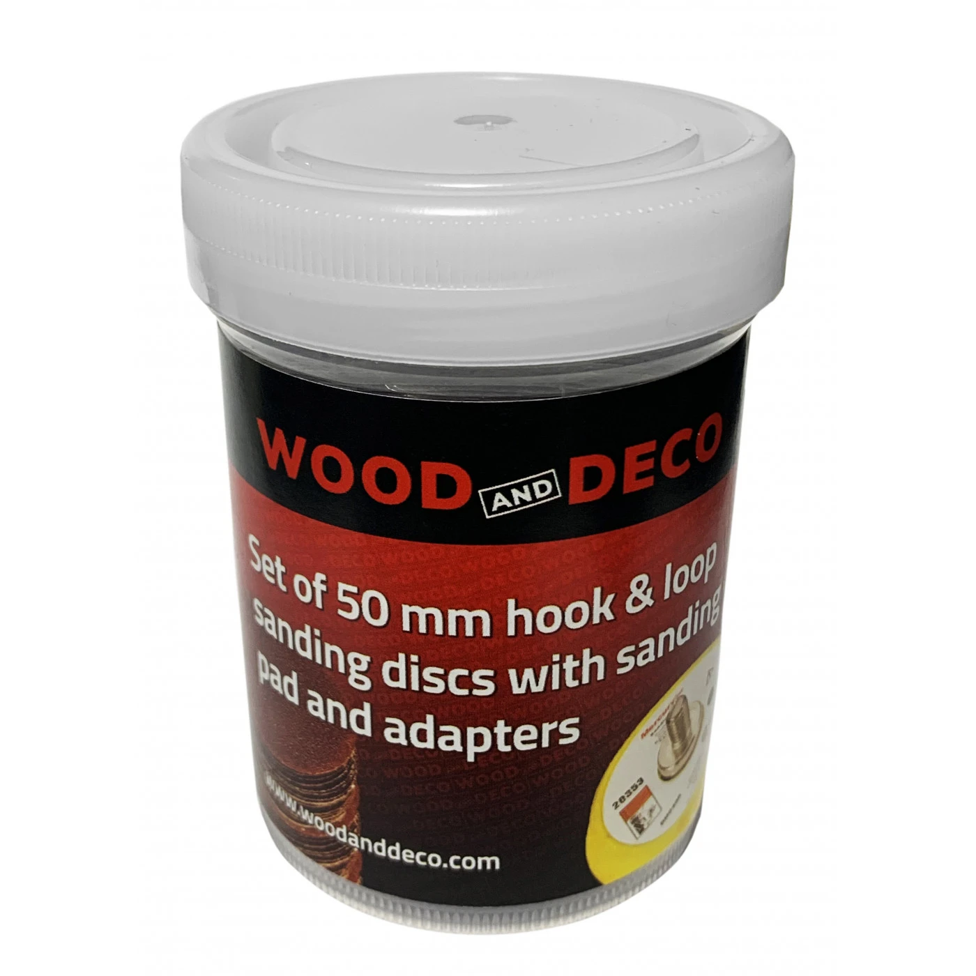 Set Of 50 Mm Sanding Pad, 98 Discs (fine), 2 Adapters 2 Set Of 50 Mm Sanding Pad, 98 Discs (fine), 2 Adapters - Image 2