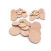 Set Of 50 Wooden Discs (dia: 6 Cm, Thickness: 6.0 Mm, Beech)