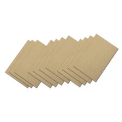 Set Of 55 Small Sandpaper Sheets (grit 60, 100, 150)