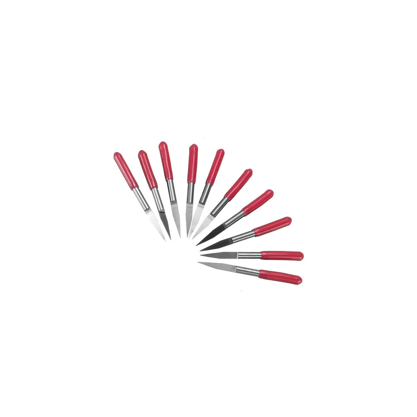 Set Of Engraving Bits (10 Pieces: 15 Degrees) 1 Set Of Engraving Bits (10 Pieces: 15 Degrees)