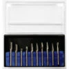 Set Of High Quality Cutters, Tungsten Carbide (10 Pieces, 6.35 Mm Shank)