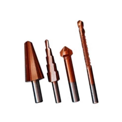 Set Of Various Drills (stepping Drill, Countersink Drill, ..)