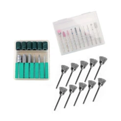 Set Small Cutters And Sanding Brushes (2.35 Mm), For Fine Work